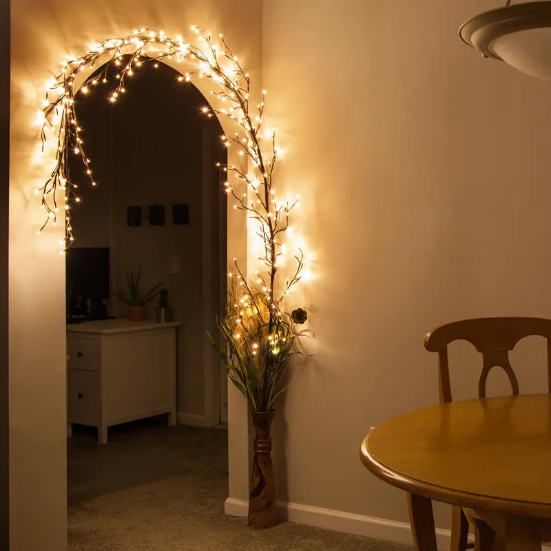MystiGlow - Branche de saule LED enchantée