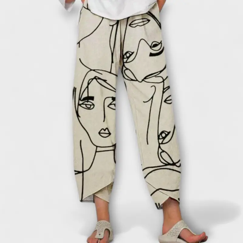 Nahia - Pantalon Créatif Confortable