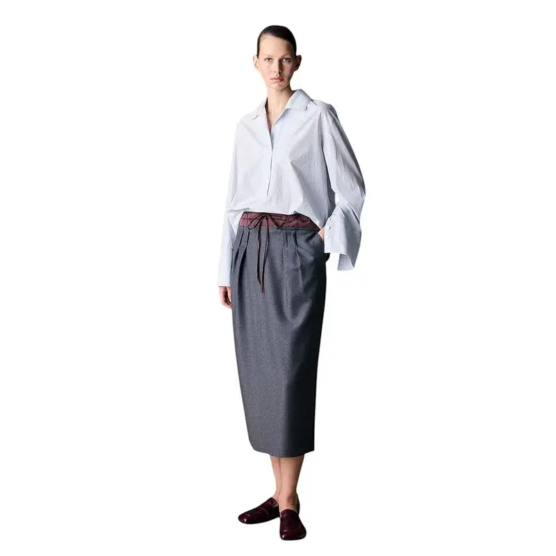 Natan Collection jupe femme grise FRANCE-JTBT02 310
