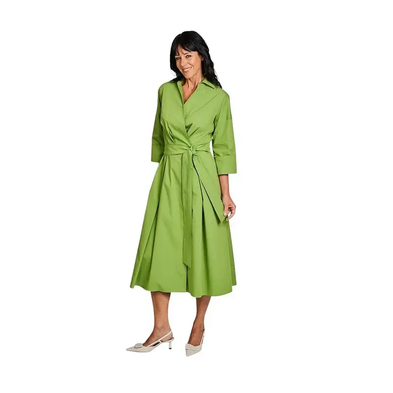 Natan Collection Robe dames vertes EFLOU-J5ZN01-219