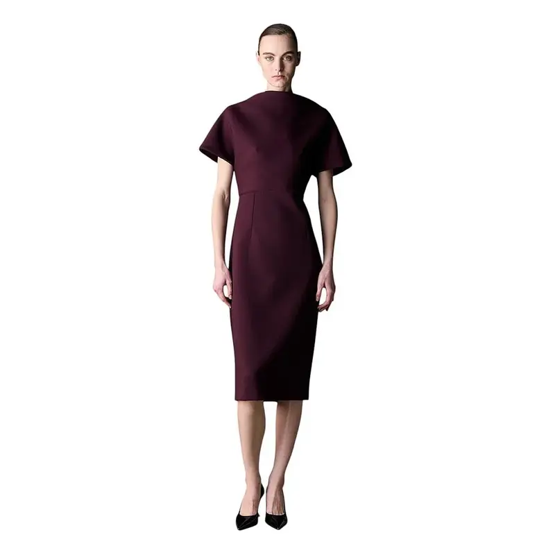 Natan Collection Robe femme aubergine FORMAT-J8ZN01 125