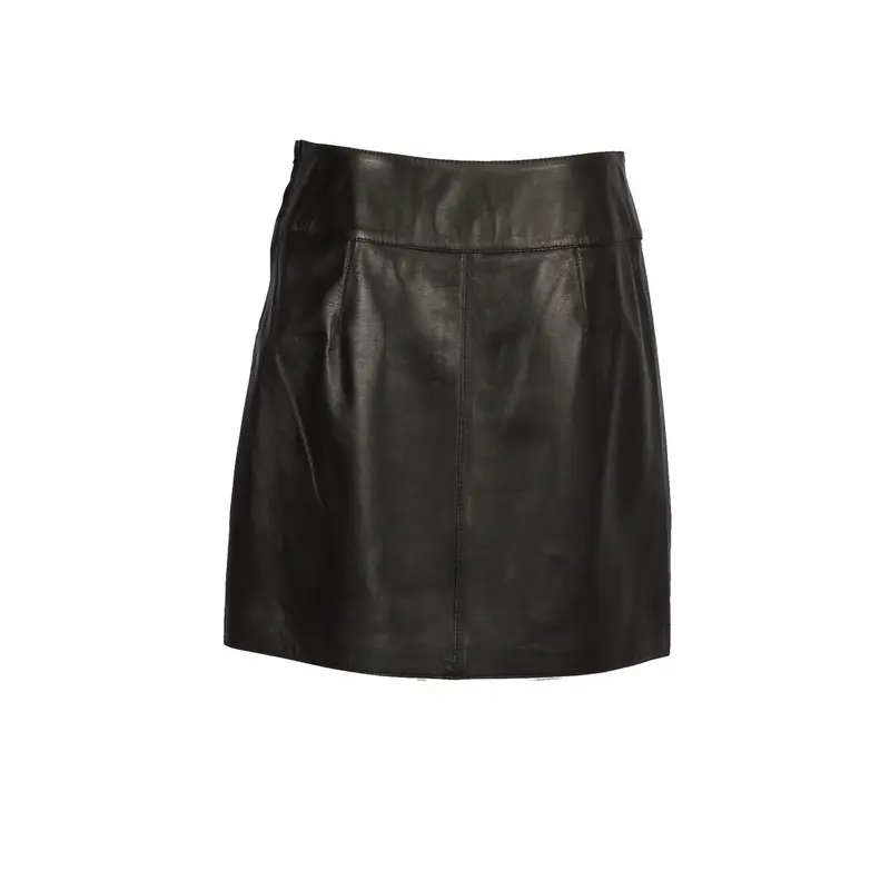 NOCE (REF. 65221) NOIR - JUPE COURTE EN CUIR