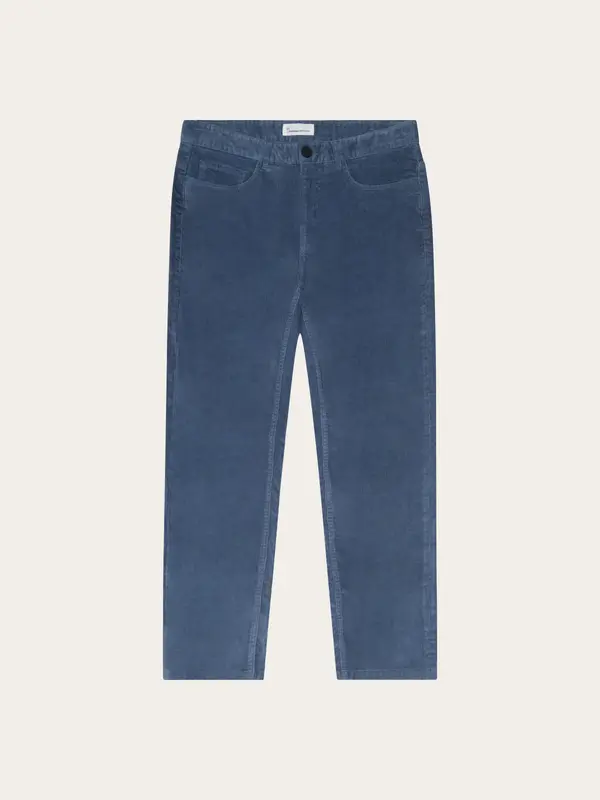 Oak regular corduroy pants - Vintage Indigo