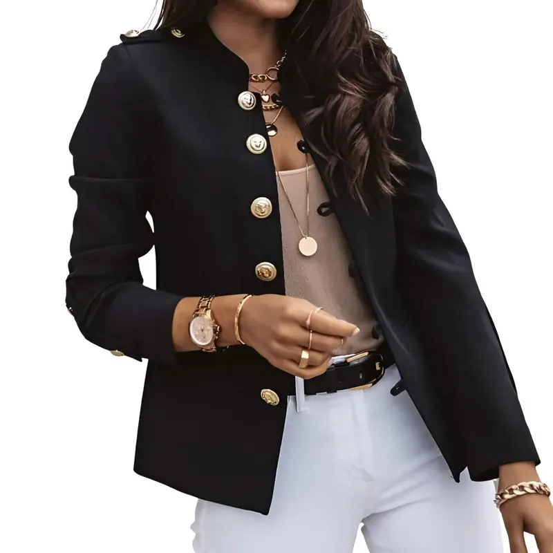 Olivia - Manteau polyvalent boutonné femme