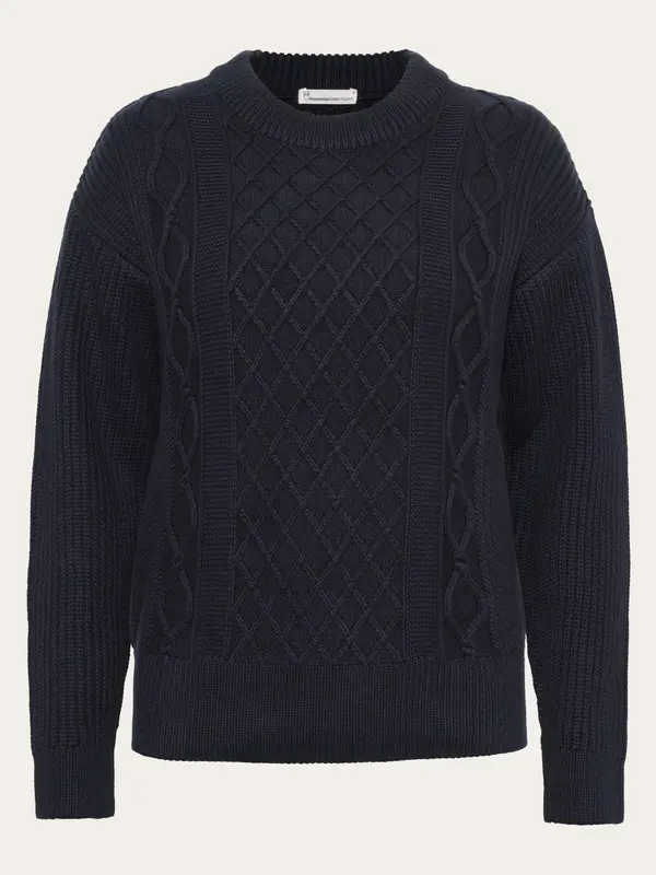 Organic Cotton Crew Neck - Regenerative Organic Certified™ - GOTS/Vegan - Night Sky