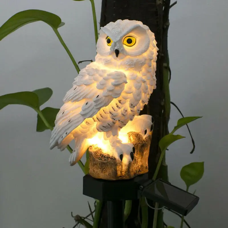 Owlight - Lampe solaire hibou Owlight Éclairage écologique, automatique et sans fil