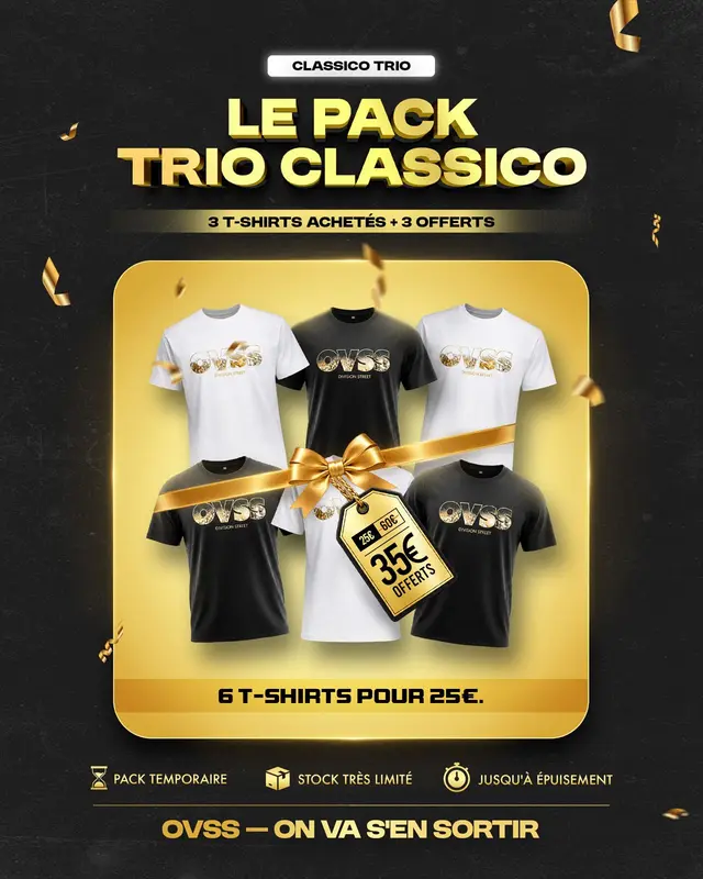 PACK TRIO - TEE BANLIEU