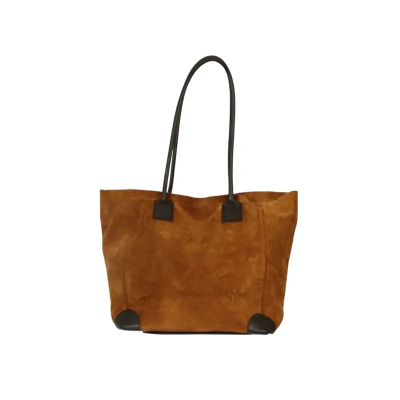 PAMPA (REF.65190) COGNAC - SAC EN CROUTE DE CUIR