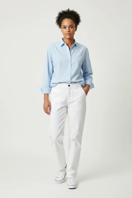 Pantalon Blanc - Taille M/38