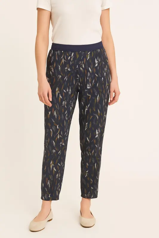 Pantalon Bleu à motifs - Taille XS/34