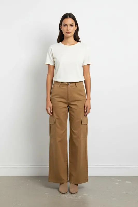 Pantalon Cargo Beige - Taille S/36