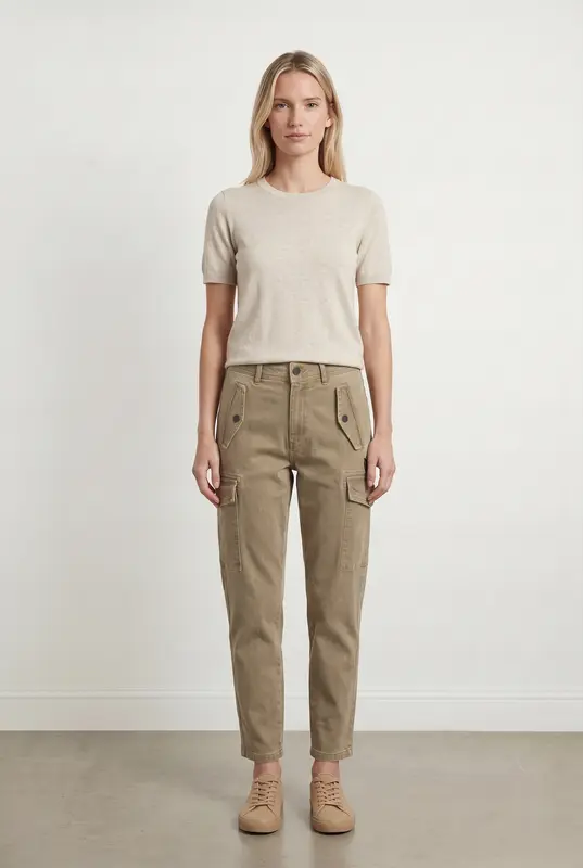 Pantalon Cargo Beige - Taille XS/34