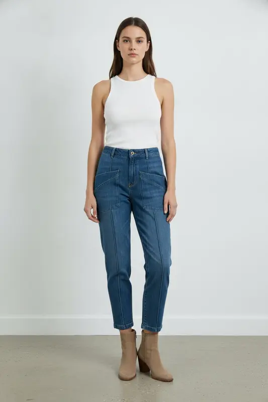 Pantalon Cargo Bleu - Taille XS/34