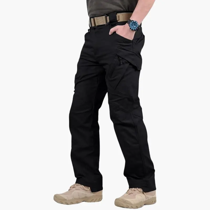 Pantalon cargo homme extensible, poches multiples pratiques