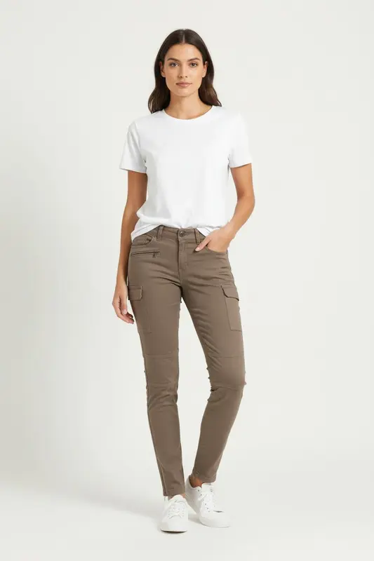 Pantalon Cargo Kaki - Taille M/38