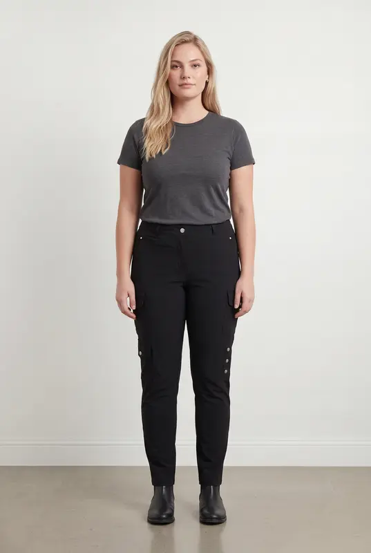 Pantalon Cargo Noir - Taille XXL/44