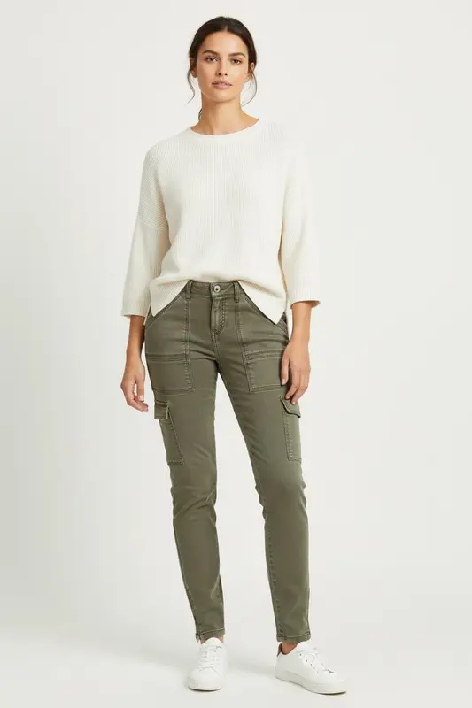 Pantalon Cargo Vert - Taille M/38