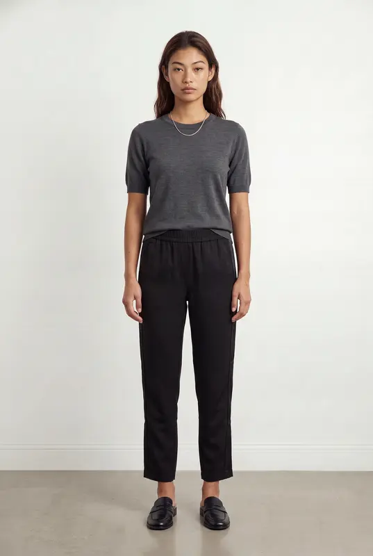 Pantalon Carotte Noir - Taille S/36