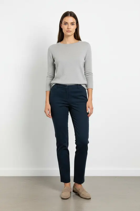Pantalon Chino Bleu - Taille L/40