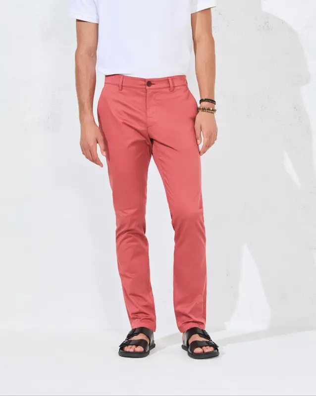 PANTALON CHINO TERRACOTA