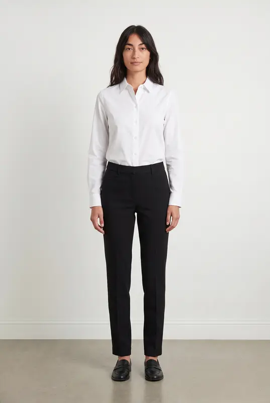 Pantalon Cigarette Noir - Taille S/36