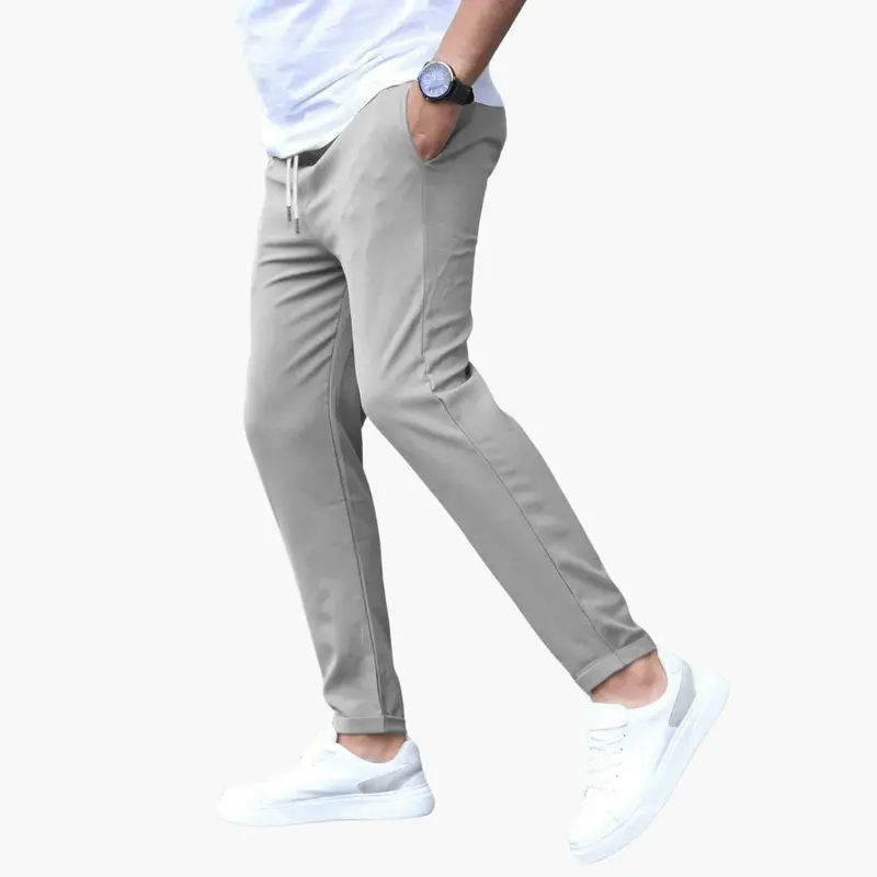 Pantalon de jogging homme stretch, silhouette ajustée
