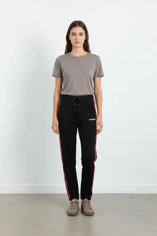Pantalon De Jogging Noir Rouge Et Blanc - Taille S/36