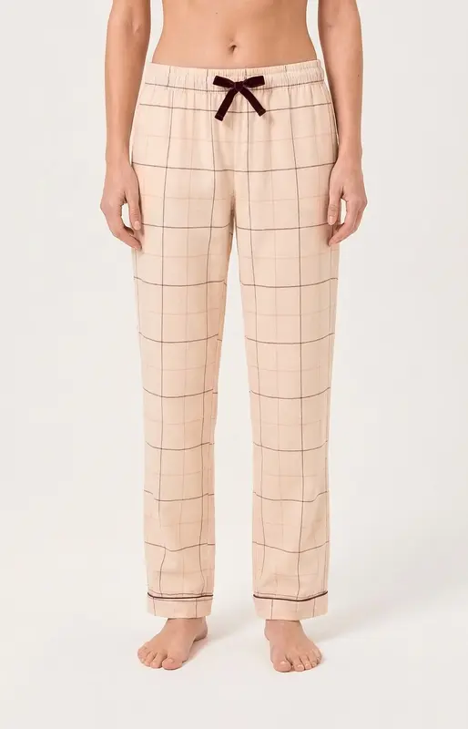 Pantalon en flanelle de coton - Magnolia