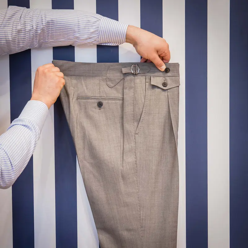 Pantalon greige laine froide naturellement stretch