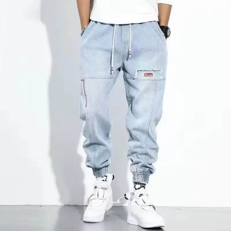 Pantalon homme avec poches latérales coupe décontractée