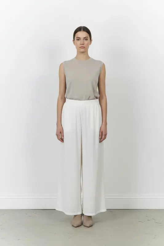 Pantalon Large Beige - Taille XL/42