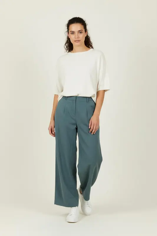 Pantalon Large Bleu - Taille L/40