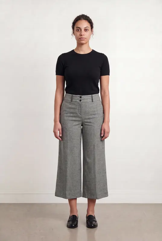 Pantalon Large Gris - Taille L/40