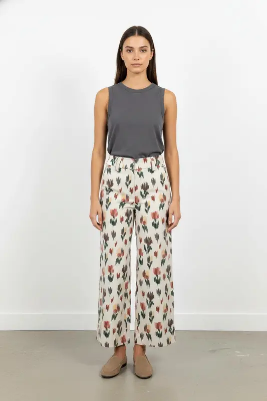 Pantalon Large Multicolore - Taille XL/42