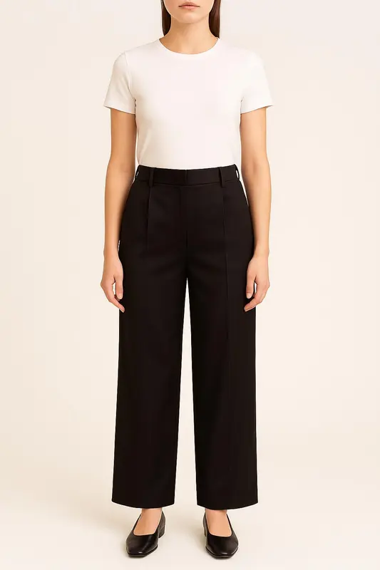 Pantalon Large Noir - Taille M/38