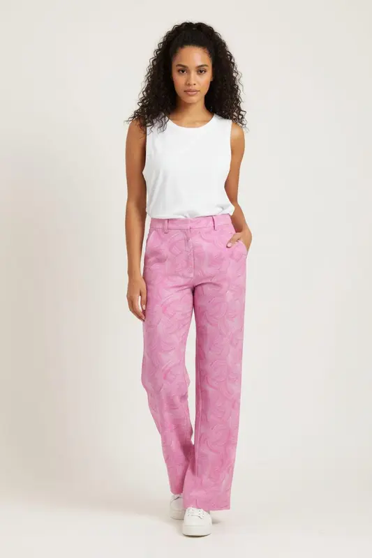 Pantalon Large Rose - Taille XS/34