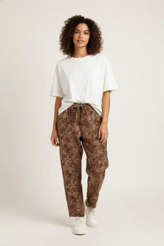 Pantalon Marron - Taille XXL/44
