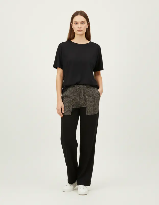 Pantalon Noir et Blanc - Taille XS/34