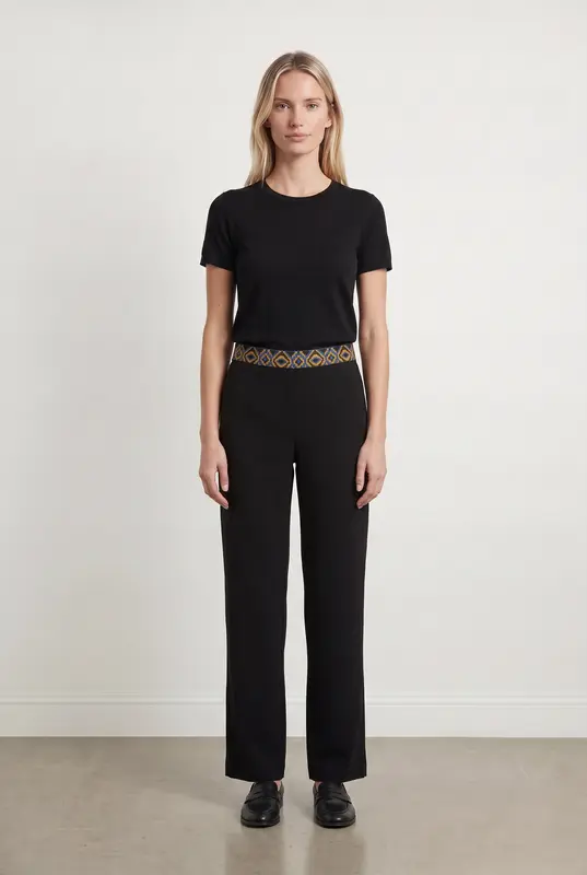 Pantalon Noir et Jaune - Taille S/36