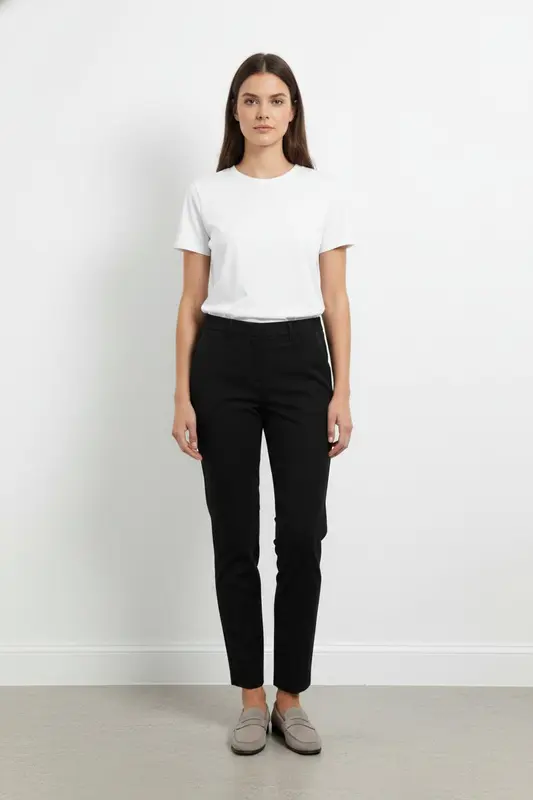 Pantalon Noir - Taille S/36 - imparfaites