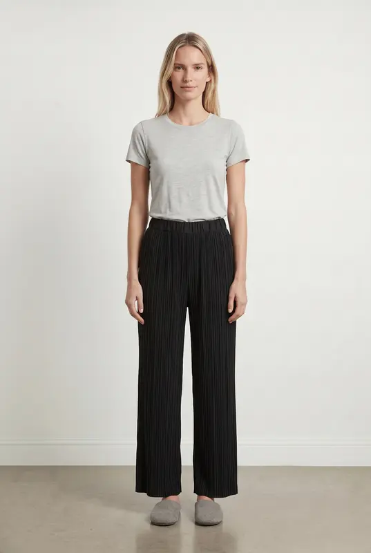 Pantalon Plissé Noir - Taille M/38