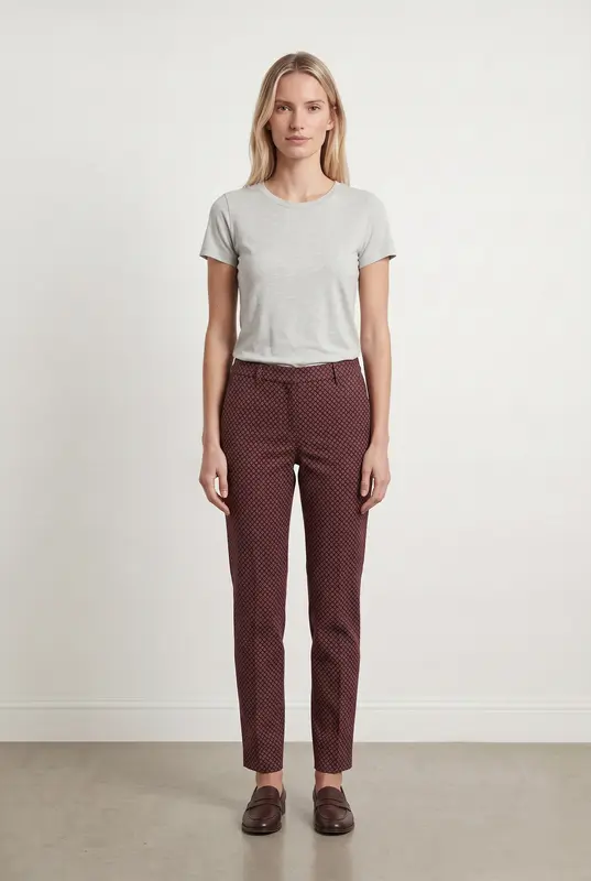 Pantalon Rouge et Noir - Taille S/36
