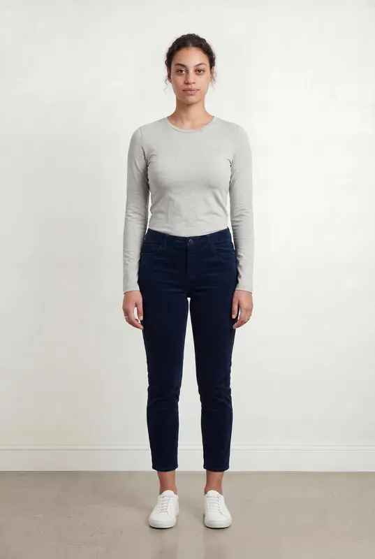 Pantalon Slim Bleu - Taille L/40