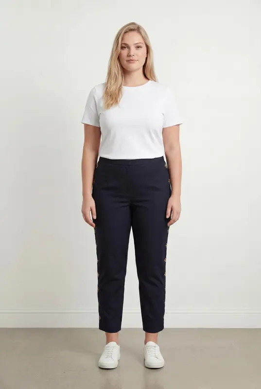 Pantalon Slim Bleu - Taille XL/42