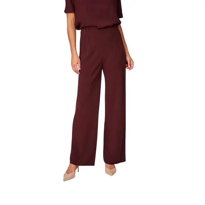 Pantalon Vince pour femme, bordeaux