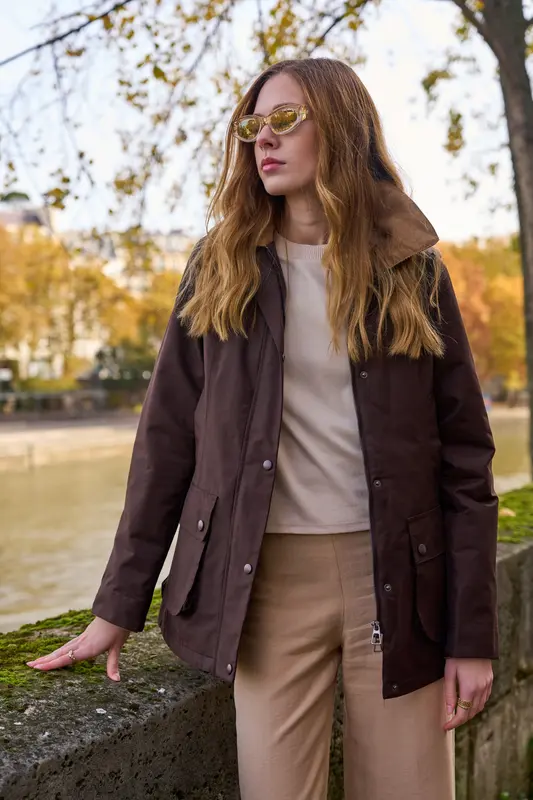 Parka coton fourrée