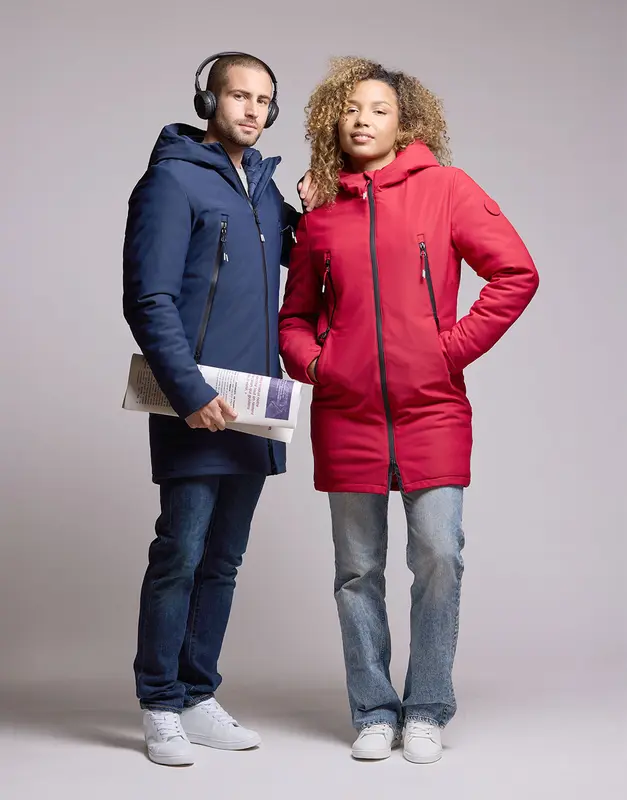 Parka longue homme avec doublure matelassée VERMONT