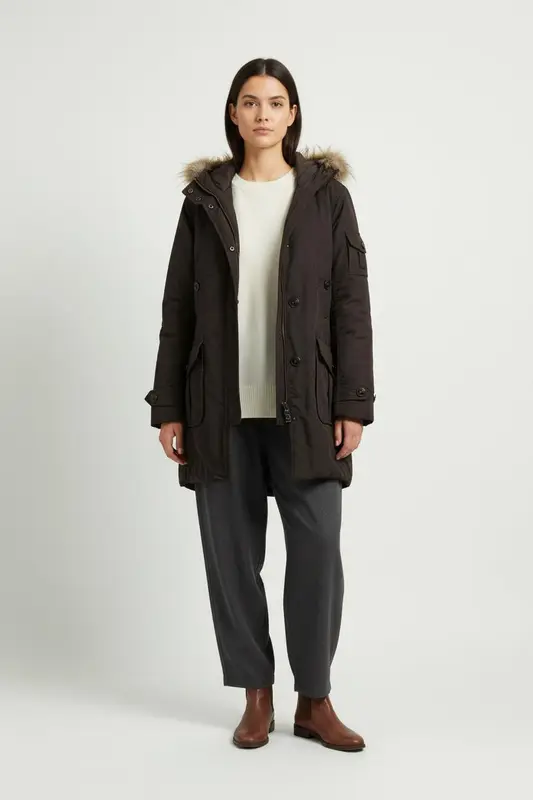 Parka Marron - Taille XL/42