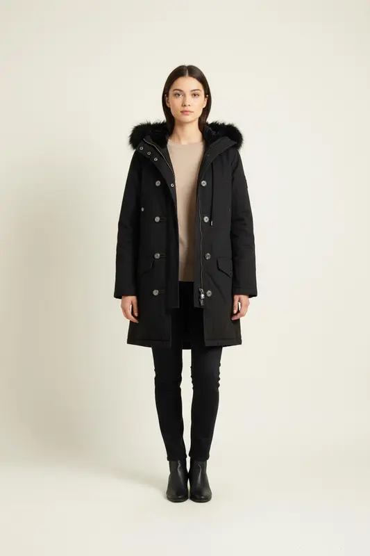 Parka Noir - Taille XS/34