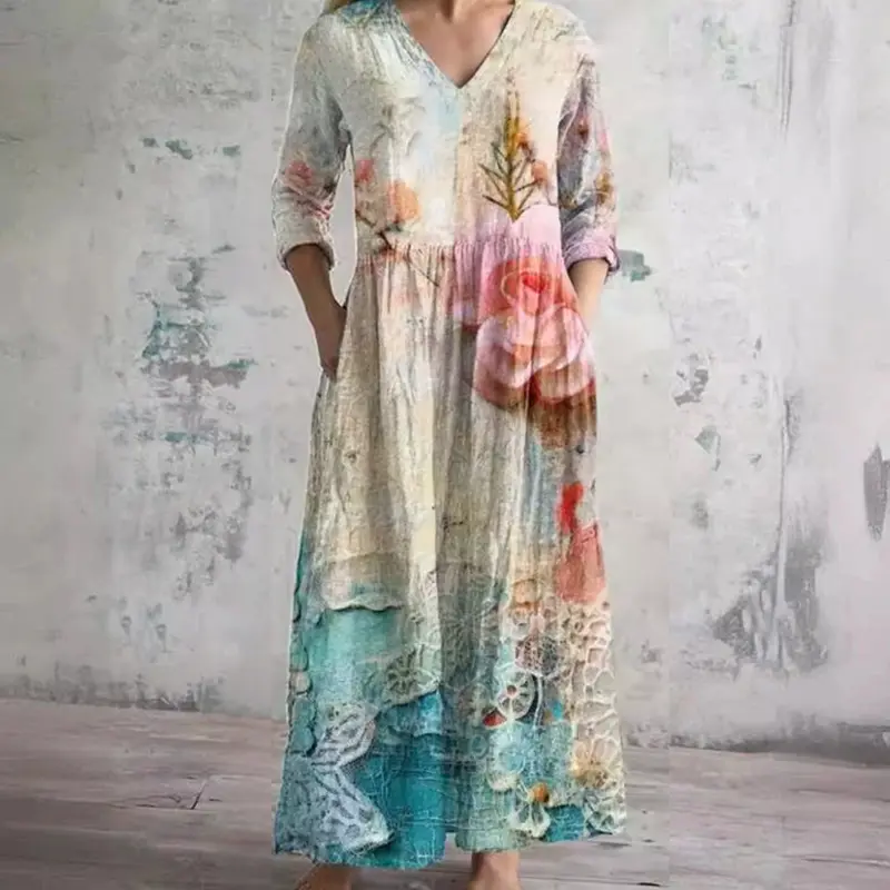 Patricia - Robe Florale Élégante